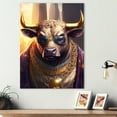 thumbnail image 2 of Designart Bull Gangster In NYC II Canvas Wall Art, 2 of 5