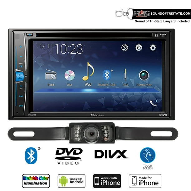Pioneer AVH221EX Multimedia DVDReceiver with License Plate style