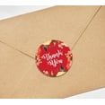 thumbnail image 3 of Darling Souvenir 45 Pcs Round Floral Border Red Thank You Stickers Wedding Envelope Seal-1.6 Inches, 3 of 4