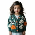 thumbnail image 2 of Kids baby girl knitted sweater cardigan jacket casual, 2 of 3