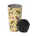 thumbnail image 2 of Logiee Bright Birds Print Stainless Steel Coffee Tumbler, Travel Coffee Mug, Insulated Coffee Mug with Lid, Spill Proof Coffee Cup, Portable Thermal Mug, 2 of 8