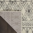 thumbnail image 5 of Nourison Passion Diamond Geometric Indoor Rug Ivory/Grey 3'9" x 5'9", 5 of 10