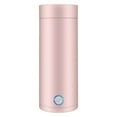 thumbnail image 1 of Generic 400ml Electric Heating Water Cup, Leakproof Portable Water Kettle, Pink, 1 of 8