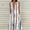Multicolor#5, variant on Viikei Sleeveless Dress Summer Dresses for Women Plus Size Dresses Fashion Casual Sleeveless V-Neck Button Striped Print Pocket Maxi Dress