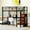 Black, variant on Black Twin Metal Loft Bed With Desk And Grid. Framework. Lateral Storage Wardrobe To Save Space. Versatile For Work Leisure. Suits Room Decor. Mattress Not Included Robust Construction. Efficient