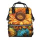 thumbnail image 1 of Fotbe Deep Yellow Colorful Sunflower Mochila Maternidad - Lona de Sarga Impermeable, Mochila de Pañales de Gran Capacidad con Múltiples Bolsillos y Correas Ajustables, 1 of 6