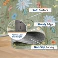 thumbnail image 6 of Senfot 8x10 Area Rugs,Kitchen Floral Runner Rugs Runners for Bedroom Hallway, Soft Ultra-Thin Indoor Low Pile Flower Carpet with Non Slip Backing Green, 6 of 7