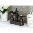 thumbnail image 2 of Kingston Brass KB1605BX 4 in. Centerset Bathroom Faucet, Oil Rubbed Bronze, 2 of 3