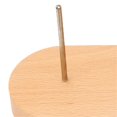 thumbnail image 3 of Bead Spinner Bowl Polished Wood Cover Metal Shaft Stable Oval Base Bead Maker for Jewelry Making DIY, 3 of 4