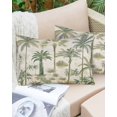 thumbnail image 6 of Beach Palm Throw Pillow Cover 20 x 26 Inch Decorative Pillow Cover Summer Green Coconut Tree Leaf Lumbar Pillowcase Seasonal Rectangle Cushion Case for Couch Sofa Bed Living Room, 6 of 7