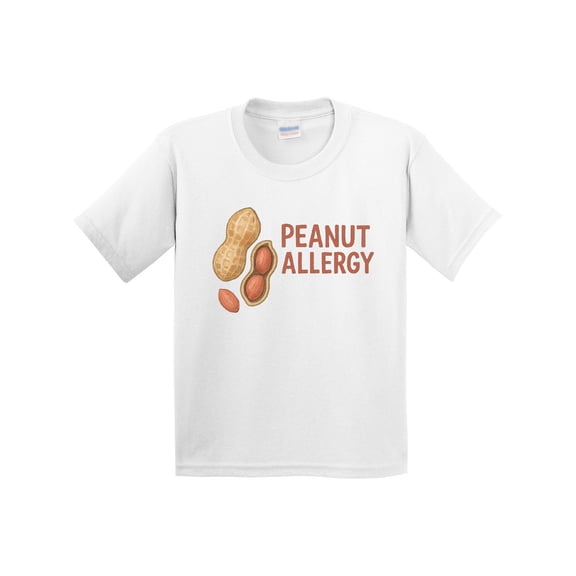 Inktastic Peanut Allergy Alert Youth T-Shirt