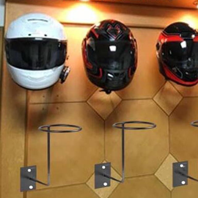 2x Accesorios De cicleta, Soporte De Montaje En Pared Para Bastidor De Casco, Soporte De Almacenamiento De Resistencia Para Casco De Biciclet 2