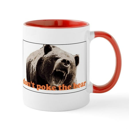 

CafePress - Don t Poke The Bear Mug - 11 oz Ceramic Mug - Novelty Coffee Tea Cup