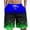 Green, variant on Jacenvly Mens Board Shorts Multicolor Casual Swim Trunks for Men Skin-Friendly Men Fashion Gradation Shorts with Pockets Elastic Waist Beach Pants Blue