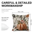 thumbnail image 2 of pumpkin flowers leaveslinen throw pillowcase decoration pillowcase gifting preferred 20x20 inch cushion cover 2 sets sofa pillowcase sofa bedroom living room car, 2 of 8