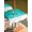 Turquoise, variant on Outdoor Tablecloth with Umbrella Hole and Zipper, Pink Snowflakes Christmas Rectangle Table Cloth 60x84 Inch Waterproof Tablecloth, Winter Holiday Xmas Snowflake Picnic Table Cover for Patio Camping
