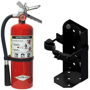 Amerex 5lb ABC Dry Chemical Fire Extinguisher with 807 Heavy Duty Vehicle Bracket