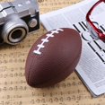 thumbnail image 2 of Lutabuo Mini American Football for Kids Adults PU Foam Rugby Toy Brown Party Games Props, 2 of 6