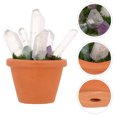 thumbnail image 1 of IDEANATEGRATE De Cristal Con Piedra Natural Para De Oficina Y Hogar Estilo Bonsái, 1 of 6