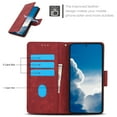 thumbnail image 2 of for Samsung Galaxy S21 Wallet Case, [RFID Blocking] Card Holder Kickstand PU Leather Flip Wallet Phone Case Shockproof Protective Cover Compatible with Samsung Galaxy S21, Red, 2 of 7