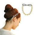 thumbnail image 2 of SHISUYAN Bandeau Élastique à Fleurs Roses Creuses pour Femmes Filles, 2 of 8