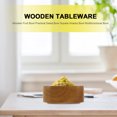 thumbnail image 2 of Wooden Fruit Bowl Practical Salad Bowl Square Snacks Bowl Multifunctional Bowl, 2 of 8