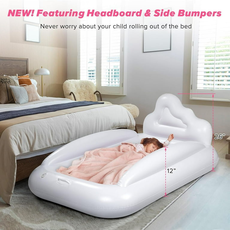 Air bed with sides clearance