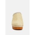 thumbnail image 2 of Jeydena Raffia Platform Clogs In Natural, 2 of 5