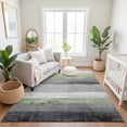 thumbnail image 7 of Addison Rugs Mayfield Premium Machine Washable Transitional Stripes Aloe Rectangle Rug, 8' x 10', 7 of 7