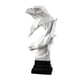 thumbnail image 4 of Artesanía de esculturas de animales de Eagle Statue Ornamento de escritorio de figuras de resina artificial coleccionable para escritorio de tv, 4 of 9