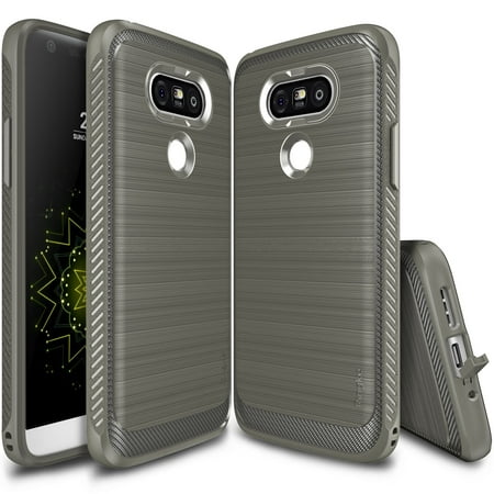 Ringke Onyx Case Compatible with LG G5, Tough Rugged TPU Heavy Duty Protective Cover - Gray