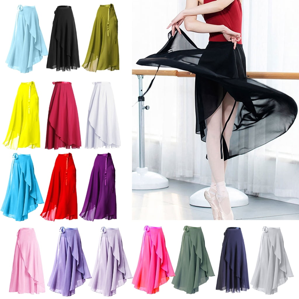 Aellinatey Sophisticated Ballet Wrap Skirt for Dancers Women Tie