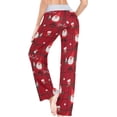 thumbnail image 5 of Women's Pajama Pants, Casual Pajama Bottoms Drawstring Lounge Pants Wide Leg, 5 of 7