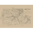 thumbnail image 2 of Walsh 32x24 White Modern Wood Framed Museum Art Print Titled - Kimble County Texas - Walsh 1879, 2 of 4