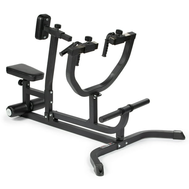 Titan Fitness Plate Loaded Adjustable Seated Row Machine, Lat and Back