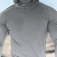 thumbnail image 5 of Xzbqbs Fishing Hoodies for Men with Face Mask UPF 50 + Sun Protection Breathable Long Sleeve Outdoor Hiking Gradient Shirt for Men, 5 of 5