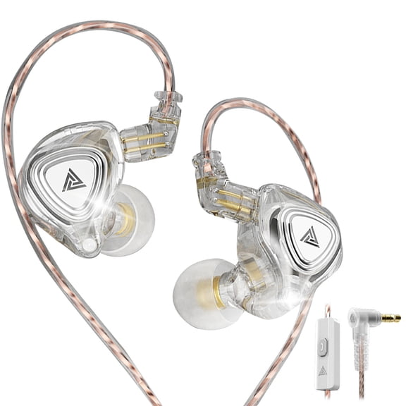 Matsuzay Auriculares ZX3 con cable, portátiles, dinámicos, de 360 grados, en la oreja, para transmisión en vivo, para correr, Tipo 3 con Type2 NO2