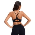 thumbnail image 2 of Fine Strap Seamless Sports Bra For High Support Workout Bralette With Lightweight Comfort And Breathable, 2 of 5