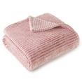 thumbnail image 6 of Exclusivo Mezcla Soft Throw Blanket, 50"x60", Pink, 6 of 6