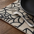 thumbnail image 5 of Cififendec Halloween Bowknot Spider Web Table Runner, 70.86"×13", Bat Pattern Long Table Dresser Decor Cloth for Dining Table Sideboard Entry Console Spooky Season Accent, 5 of 5