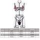 thumbnail image 5 of Sujetador G-string Strappy Lace Underwear Sexy Brief Bowknot Mujer Lencería, M, Negro Jumpingount XX000115-05, 5 of 7