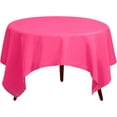 thumbnail image 2 of Square Tablecloth x Charcoal Square Table Cloth for Square or Round Tables in Washable Polyester Great for Buffet Table Parties Holiday Dinner Wedding & More, 2 of 5