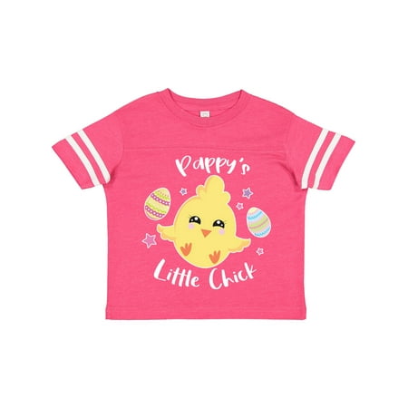 

Inktastic Happy Easter Pappy s Little Chick Gift Toddler Toddler Girl T-Shirt