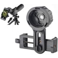 thumbnail image 1 of Soporte adaptador para fotografía de teléfono móvil, binoculares monoculares compatibles con telescopio, compatible con teléfonos inteligentes de casi marcas, 1 of 6