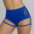 thumbnail image 2 of Pantalones cortos para mujer con liguero, cintura alta, para fitness y pole dance: realzan los glúteos, tirantes/encaje, yoga/pole dance., 2 of 8