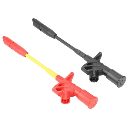 

Agatige Multimeter Quick Probe P5005 2pcs Fully Insulated Quick Test Needle Hook Multimeter Testing Probes 4mm Socket