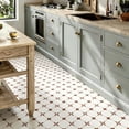 thumbnail image 3 of 10Pcs Geometric Minimalist Peel and Stick Floor Tiles， 12x12in Covers 10 Sq. Ft. SelfAdhesive DIY Vinyl Flooring， Removable and Waterproof for Bathroom， Kitchen， Living Room， Staircase, 3 of 8
