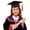 Black, variant on Kindergarten Graduation Cap and Gown Unisex Kids Matte Preschool Graduation Cap and Gown Tassel Kindergarten Graduation Cap and Gown Stole Package Black 3-4 Years