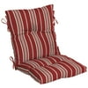 Better Homes & Gardens 44" x 21" Red Stripe Rectangle Outdoor Chair Cushion, 1 Piece