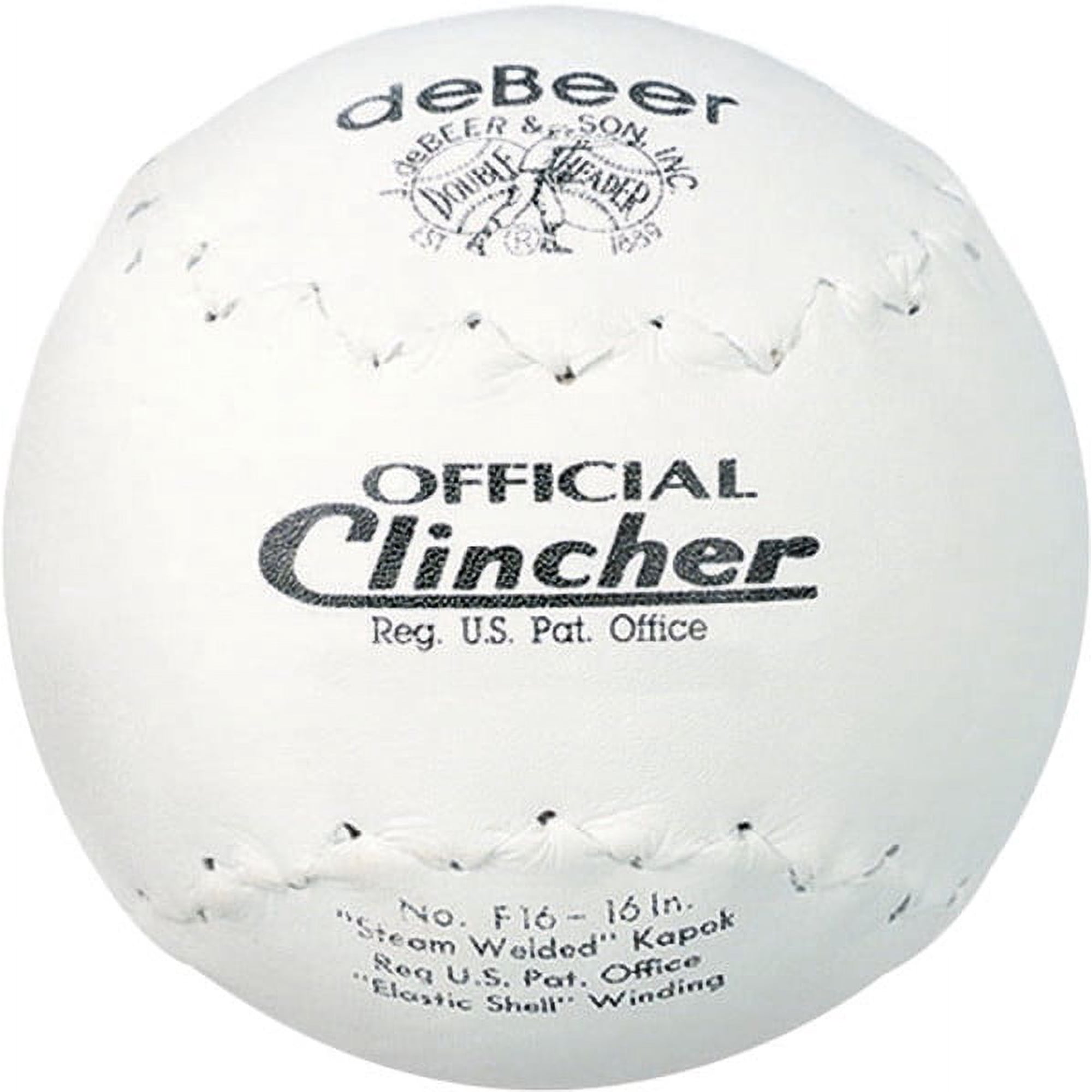 Rawlings 16" White TruTech deBeer Clincher Ball